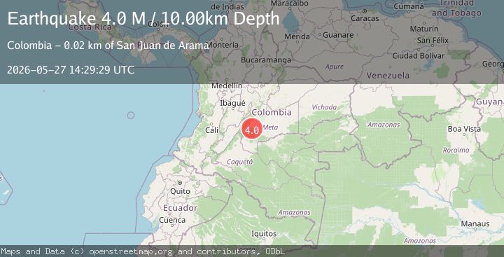 Map of Colombia