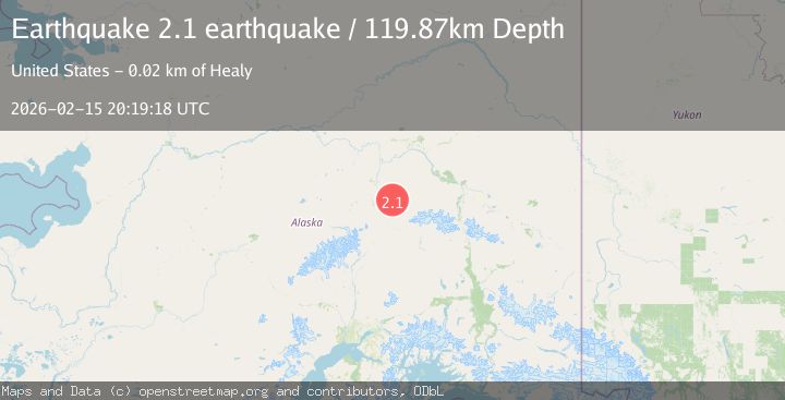 Map of Central Alaska