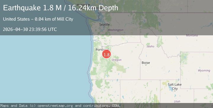 Map of Oregon