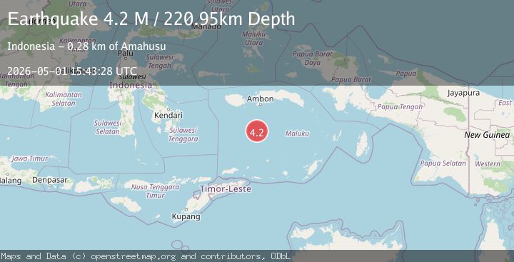Map of Banda Sea
