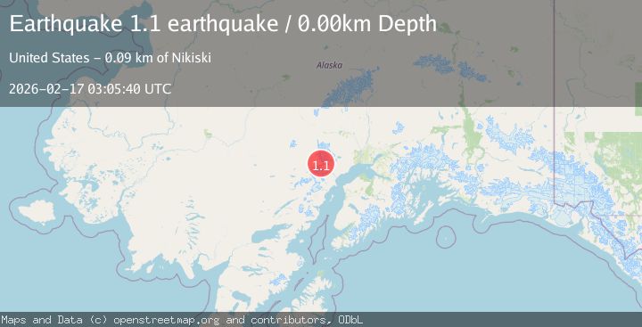 Map of Southern Alaska