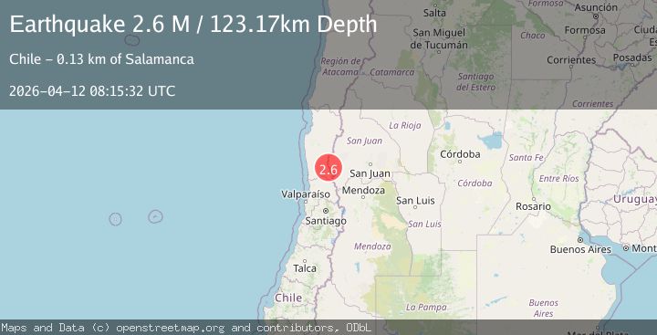 Map of San Juan, Argentina