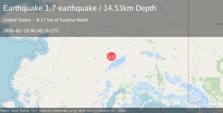 Map of Central Alaska