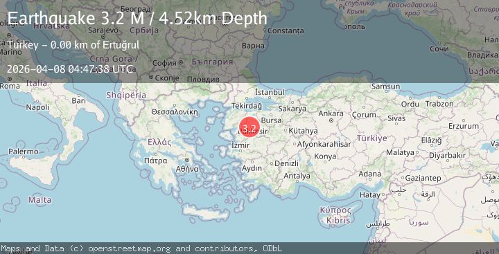 Map of Marmara Region, Turkey