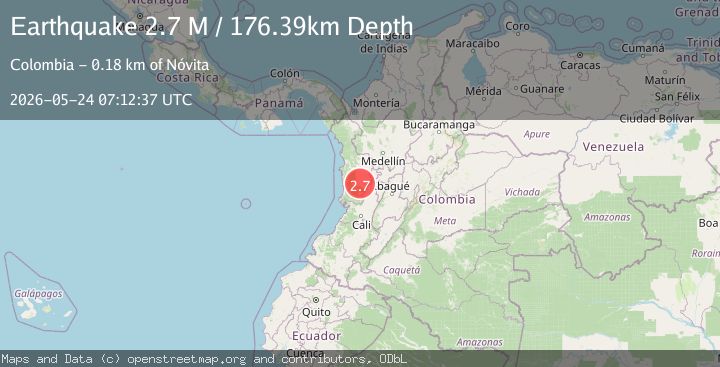 Map of Colombia