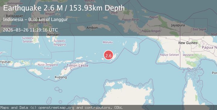 Map of Kepulauan Tanimbar, Indonesia