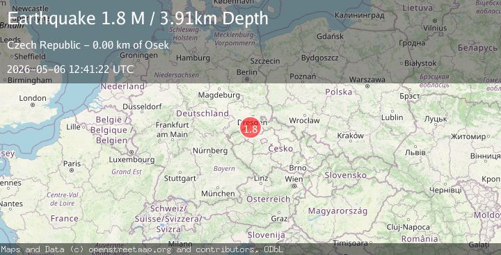 Map of Germany-Czech Republic border region