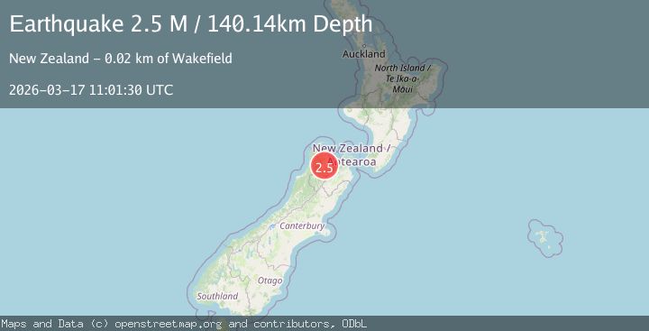 Map of Tasman District, New Zealand