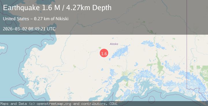 Map of Central Alaska