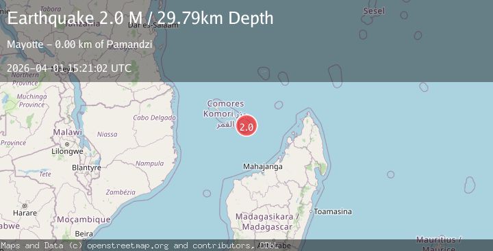 Map of northwest of Madagascar