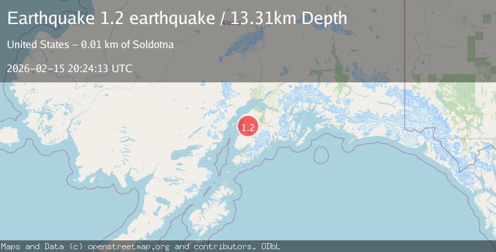 Map of Kenai Peninsula, Alaska
