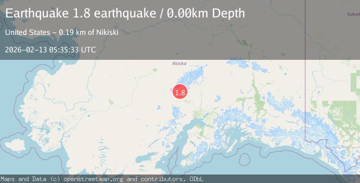 Map of Central Alaska