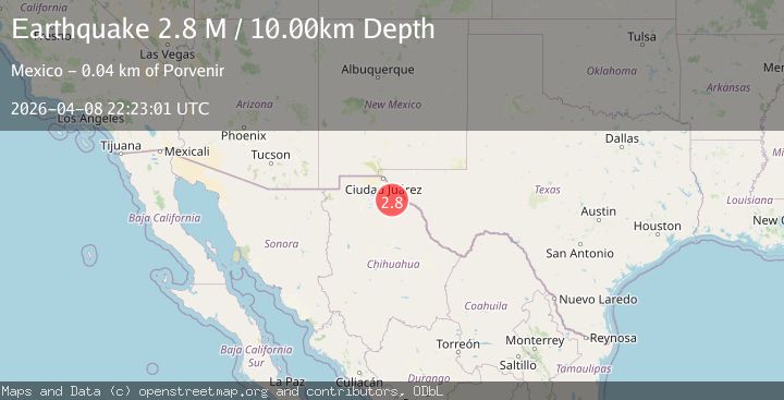 Map of Chihuahua, Mexico