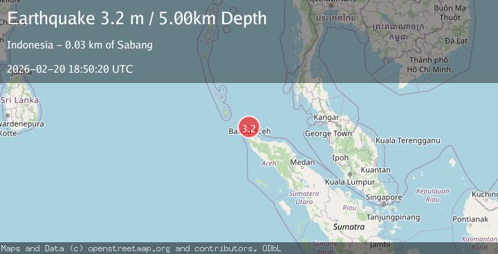 Map of Nicobar Islands, India region