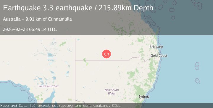 Map of Queensland, Australia
