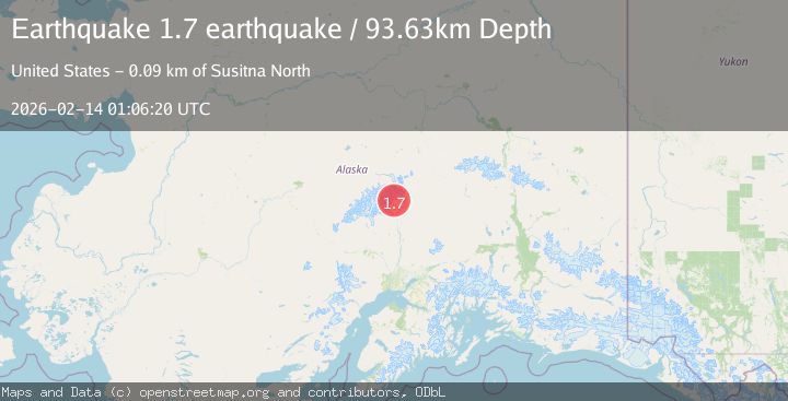Map of Central Alaska