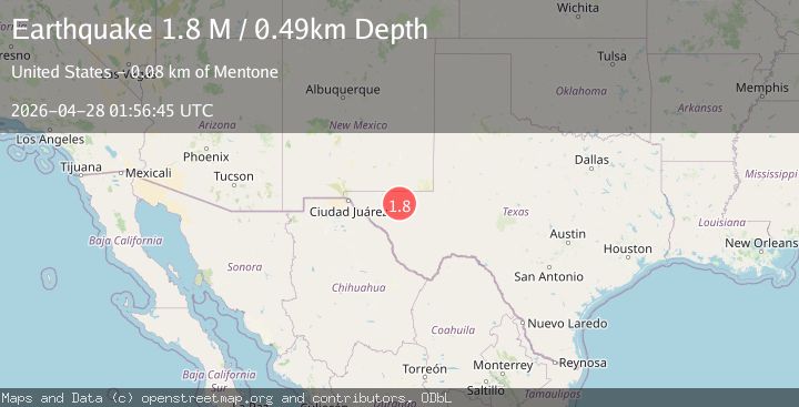 Map of western Texas