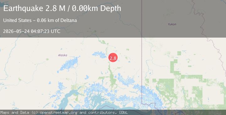 Map of Central Alaska