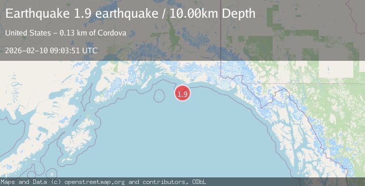 Map of Gulf of Alaska