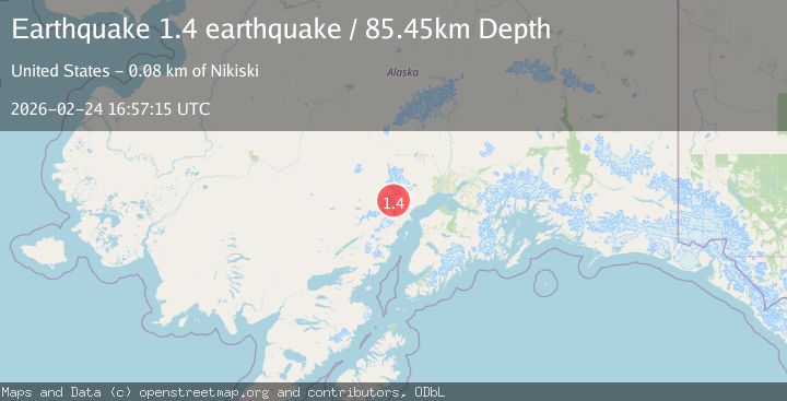 Map of Southern Alaska