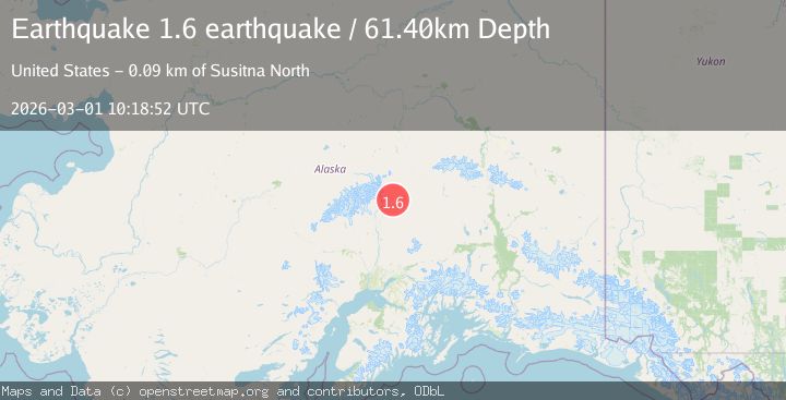 Map of Central Alaska