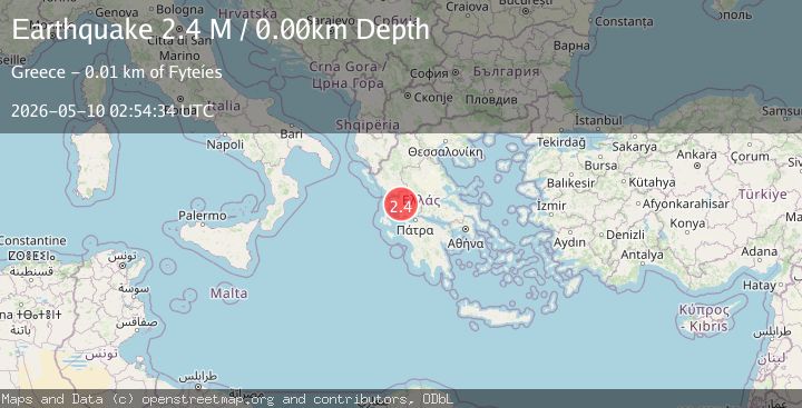 Map of West Greece