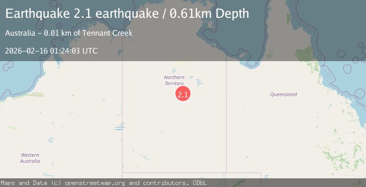 Map of Northern Territory, Australia