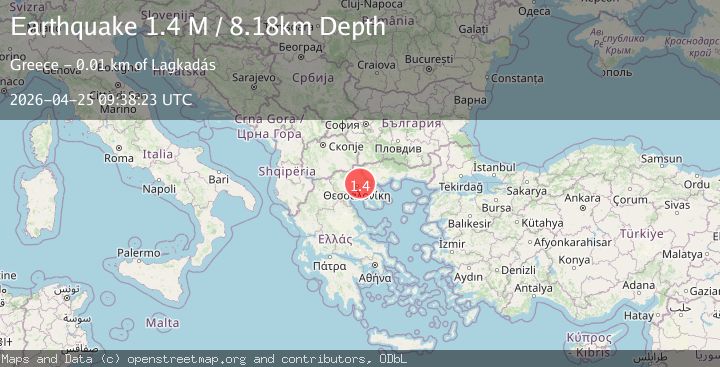 Map of Central Macedonia Region, Greece