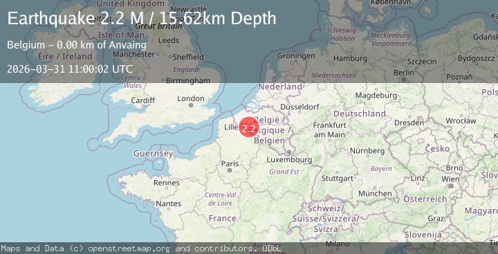 Map of Belgium
