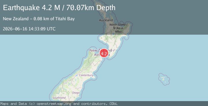 Map of Cook Strait, New Zealand