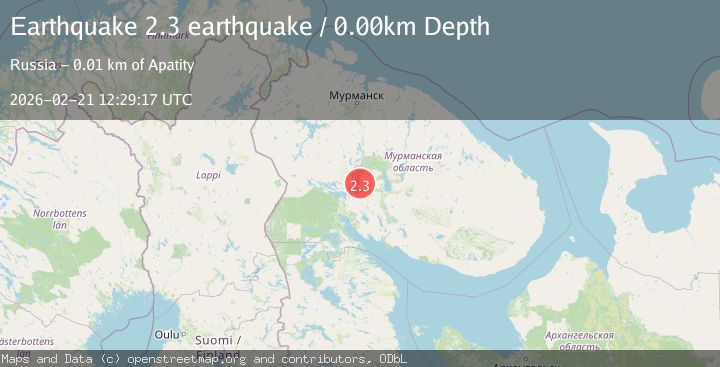 Map of northwestern Russia