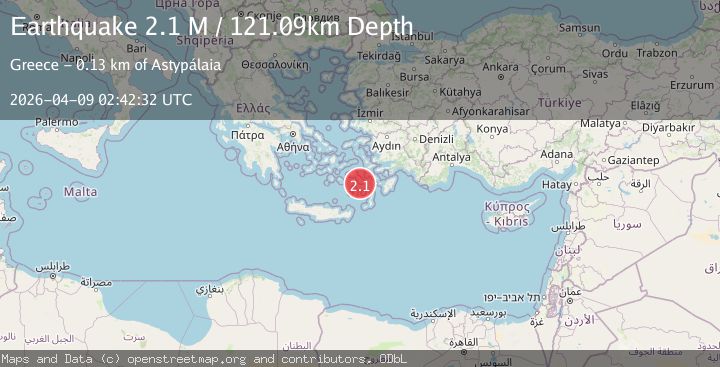 Map of Dodecanese Islands, Greece