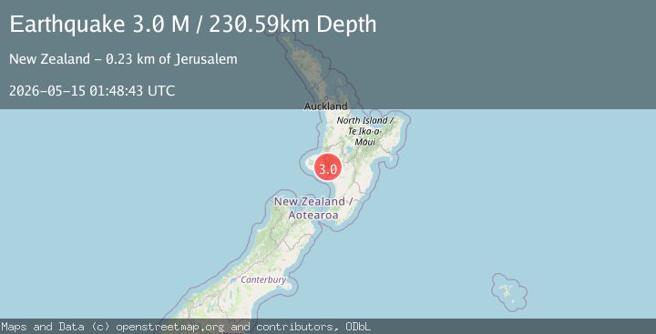 Map of South Taranaki District, New Zealand