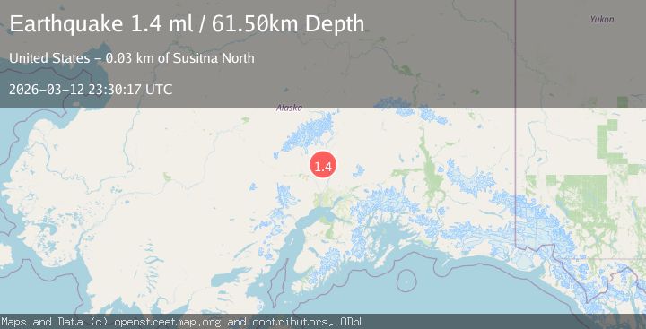 Map of Central Alaska