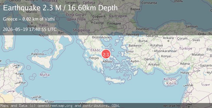 Map of Central Greece