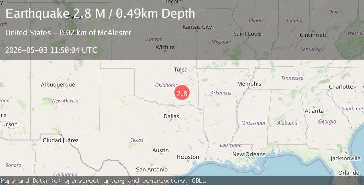Map of Oklahoma