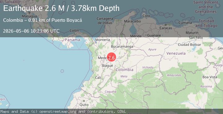 Map of Colombia