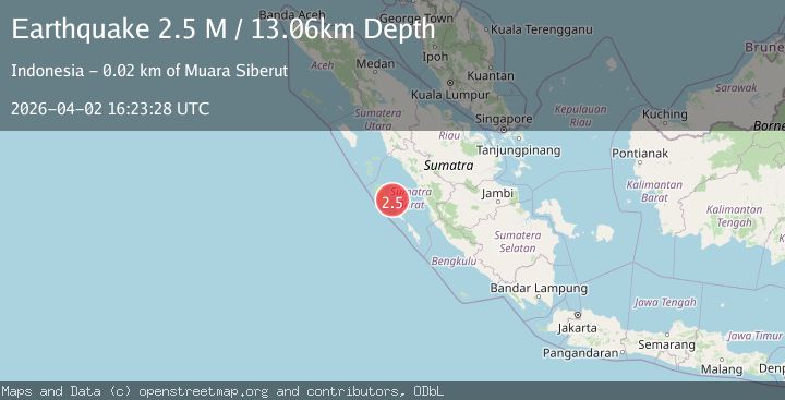 Map of Kepulauan Mentawai region, Indonesia