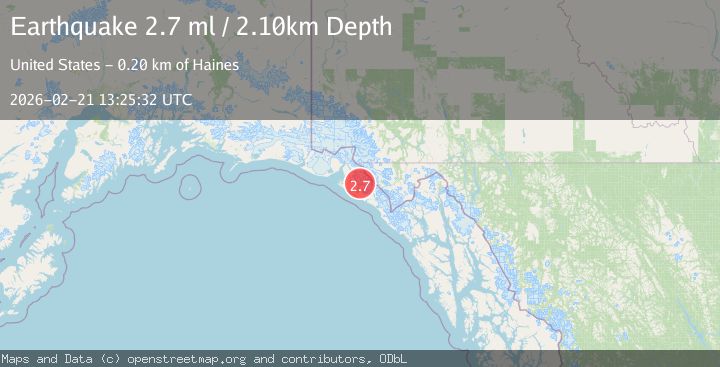 Map of Southeastern Alaska
