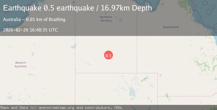 Map of Northern Territory, Australia