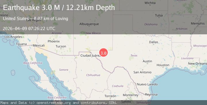 Map of western Texas