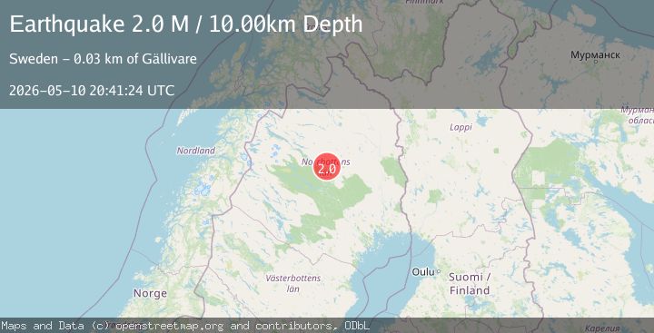 Map of Sweden