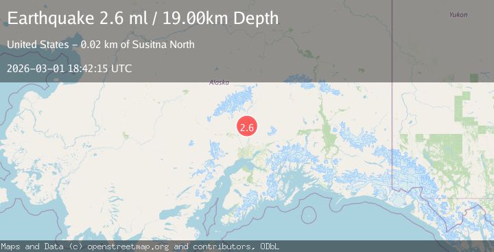 Map of Central Alaska