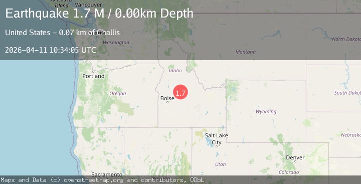 Map of southern Idaho
