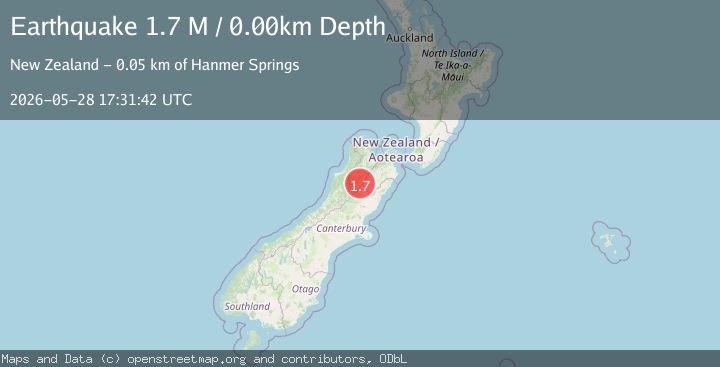 Map of Tasman District, New Zealand