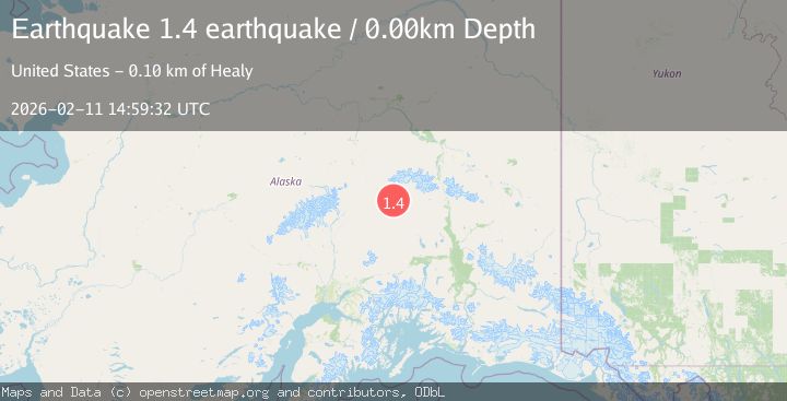 Map of Central Alaska