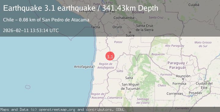Map of Antofagasta, Chile