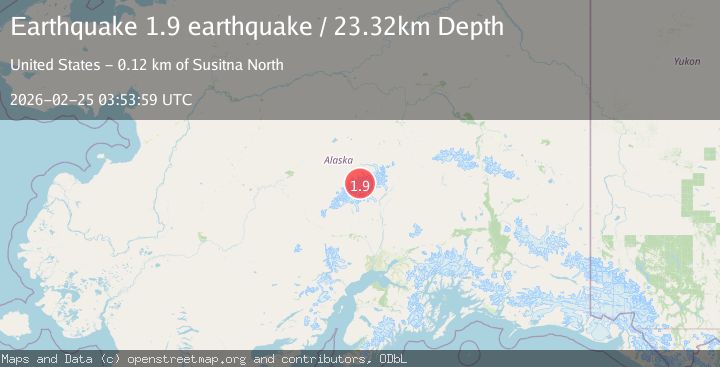 Map of Central Alaska