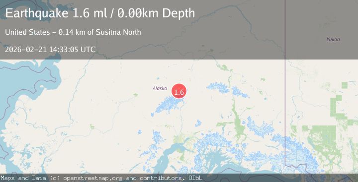 Map of Central Alaska