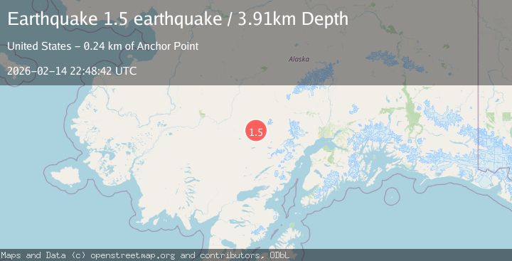 Map of Southern Alaska
